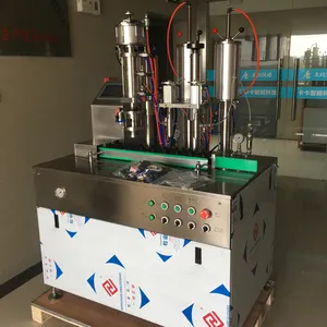 Vitalität Luft Sauerstoff halbautomatische Füllung Maschine Für Zinn/Aluminium Können