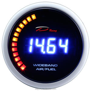 <strong>Wideband</strong> <strong>gauge</strong> with oxygen o2 sensor d racing 2 inch 52mm air fuel ratio <strong>gauge</strong> aluminum support fob