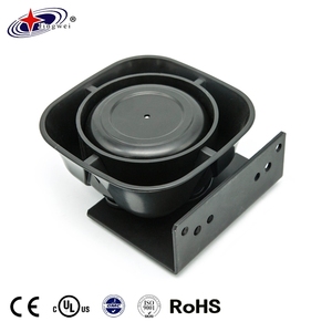 Speaker Sirene Aluminium 12V 100W 8/11Ohm 100W Alarm Sirene Ambulans Sepeda Motor Sirene Speaker
