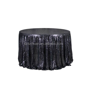 Luchuan <strong>Black</strong> Rectangle Sequin Tablecloth Banquet Party <strong>Table</strong> <strong>Clothes</strong> Sequin Wedding Rectangular <strong>Table</strong> Cloth - Product Image 3