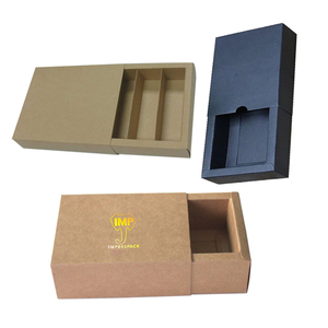 <span class=keywords><strong>Caja</strong></span> de regalo de cajón plegable, cajón de papel kraft ecológico, personalizado, reciclable, 2023 - Product Image 1