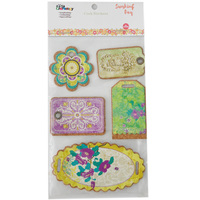 Autocollant décoratif rectangulaire en liège à motifs de dessins animés, auto-adhésif, avec impression CMJN pour albums photo et cadeaux promotionnels