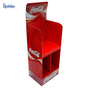 Pop personalizado publicidad promocional cartón pos rack, rentable piso cartón pos soporte de exhibición - Product Image 4