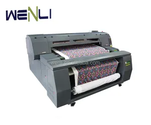 الصناعية الكبيرة طابعة تنسيق نافثة للحبر لفافة إلى لفافة الرقمية ماكينة الطباعة على النسيج