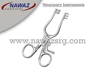 Weitlaner สัตวแพทย์ retractor 3x2ง่ามสเตนเลสสัตวแพทย์รักษาตนเอง - Product Image 2