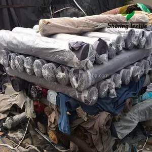 Inventario de tela de poliéster, inventario de tela mixta, precio barato por Kg - Product Image 1