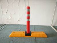 Séparateur de voie en plastique flexible Delineator 78cm Height Warning Post for Road Application