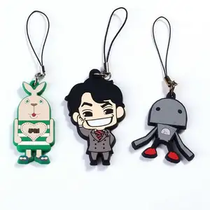 custom design wholesales mobile phone strap charms