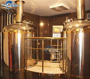 Máquina cervecera 1500L línea completa de producción de cerveza