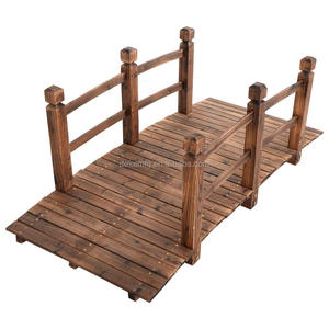 Pont de jardin en <span class=keywords><strong>bois</strong></span>, décoration extérieure, <span class=keywords><strong>bois</strong></span> massif, arche de jardin, allée pour bassin - Product Image 1