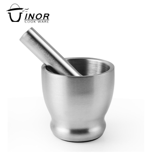Acero inoxidable mortero y Maja mano molinillo de especias para al por mayor - Product Image 1