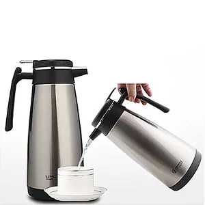 1,5 l Vakuum thermos flasche Doppel brunnen Edelstahl isolierte Wasser flasche Kaffee Teekanne