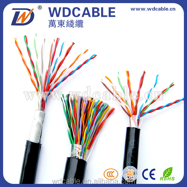 clandestina dirigido 25/100 par Cable de teléfono Multipair Cat5e Cable de teléfono 100 par exterior Cable de teléfono