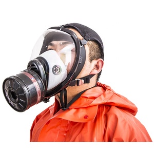 Respirator Silikon Karet Penutup Wajah Penuh <span class=keywords><strong>Anti</strong></span> <span class=keywords><strong>Gas</strong></span> dengan Tabung - Product Image 1