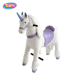 Игрушка для катания на лошади, детская игрушка для катания на Единороге, без зарядного устройства, для вождения ног