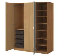 Armoire de chambre portable en bois de luxe de haute qualité