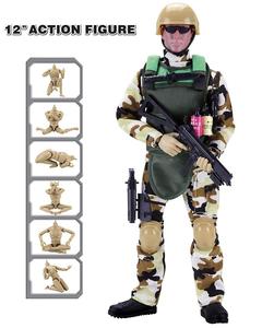 Figura di azione militare delle forze speciali da 12 pollici con 30 punti di articolazione 15 armi e accessori in plastica - Product Image 5