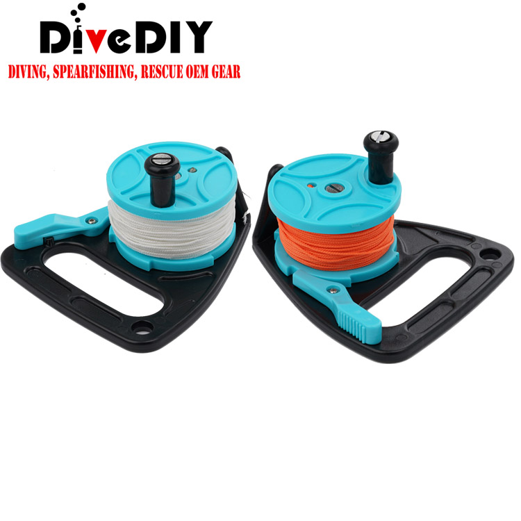 スキューバダイビングリールサムストッパー付きダイビングリール