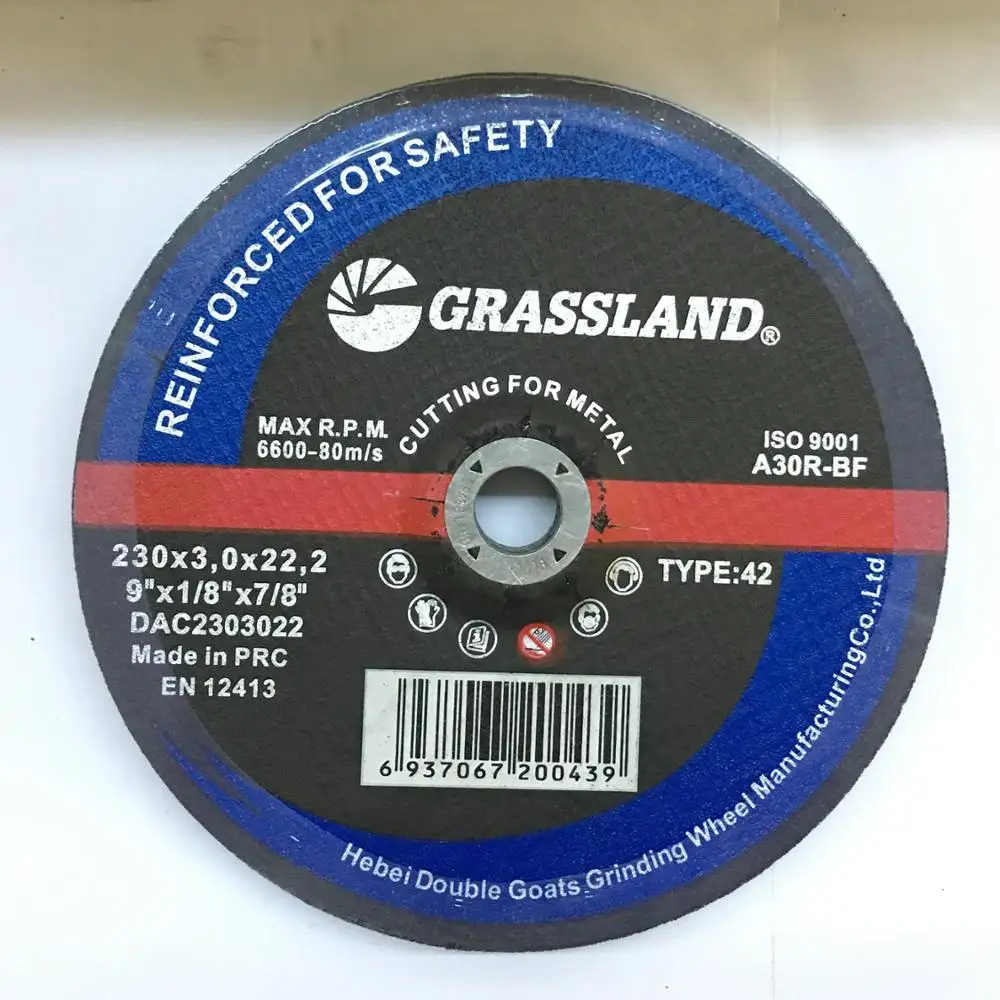 Abrasive Manufacturer EN12413 Standard Cutting Wheels Cutting Grinding Disc