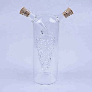 Cruche à <span class=keywords><strong>huile</strong></span> d'olive et vinaigre en verre avec grappe de <span class=keywords><strong>raisin</strong></span> - Product Image 4