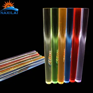 NAXILAI, barra de luz de colores de plexiglás acrílico de alta calidad, venta al por mayor, para Led, tamaño personalizable