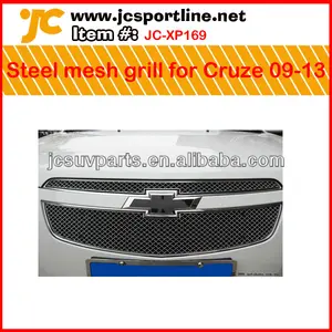 сетку из нержавеющей стали гриль крышкой для 2009-2013 качества chevorlet cruze автомобиль сетки решетка