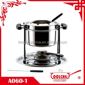 Service à <span class=keywords><strong>Fondue</strong></span> au chocolat et fromage, en acier inoxydable, 2q2 - Product Image 2