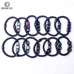 Bandas Elásticas para Coleta de Alta Calidad, Lazos para el Cabello Coloridos con Decoración de Cuentas Pastel, Bandas Elásticas de Goma para el Cabello - Product Image 5