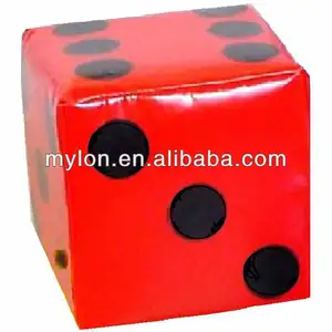 巨型泡沫骰子 (30厘米)-地板游戏或只是作为一个功能!(红色)