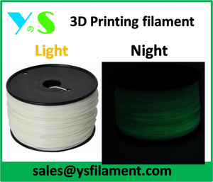 Yousu <span class=keywords><strong>PLA</strong></span> 3.0 mm que brillan <span class=keywords><strong>en</strong></span> <span class=keywords><strong>la</strong></span> <span class=keywords><strong>oscuridad</strong></span> azul 3D filamento impresora para Ultimaker / Mendel / Reprap etc 3D de <span class=keywords><strong>la</strong></span> impresora - Product Image 1