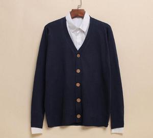 2017 Primavera elegante <span class=keywords><strong>cardigan</strong></span> <span class=keywords><strong>hombre</strong></span> suéter 12GG, 12GG llanura de punto <span class=keywords><strong>cardigan</strong></span> hombres suéter de manga larga - Product Image 3