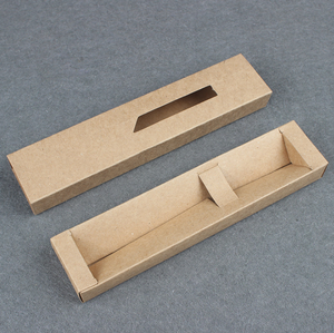 <strong>Manufacturers</strong> Direct Sale Black White Paper Window Smoked Pull Paper <strong>Box</strong> Folding <strong>Pen</strong> <strong>Box</strong> Kraft Paper <strong>Box</strong> - Product Image 5