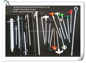 Confezione da 6 picchetti in acciaio per tenda, chiodi da spiaggia, per <span class=keywords><strong>campeggio</strong></span> all'aperto, uso in foresta - Product Image 3