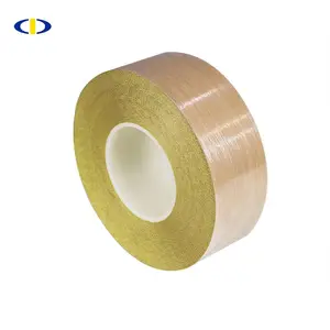 Kleine MOQ wasserdicht 19mm * 10 mt ptfe beschichtet fiberglas stoff abdeckklebeband