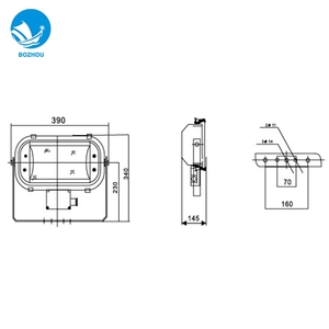 TG18 IP67 Thép Không Gỉ 200W 300W 500W Ngoài Trời Không Thấm Nước R7s Vonfram Đèn <span class=keywords><strong>Halogen</strong></span> Marine Flood Light - Product Image 2