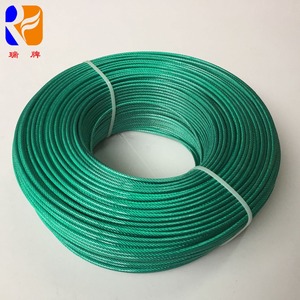Professionale produttore <span class=keywords><strong>PVC</strong></span>/PA/PU rivestito di plastica cavo in acciaio fune metallica - Product Image 2