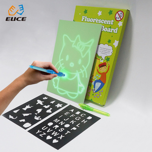 Hot bán ý tưởng mới ma thuật lân quang A4 Kích thước nhấp nháy đồ chơi photoluminescent vẽ Hội Đồng Quản trị cho trẻ em vào ban đêm tối - Product Image 6