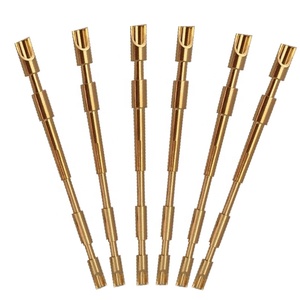 Chuyên nghiệp sản xuất chính xác pins điện tử Brass POGO pin sản xuất tại Trung Quốc bộ phận tùy chỉnh CNC dịch vụ gia công CNC Nhà cung cấp - Product Image 1