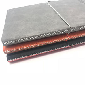 <span class=keywords><strong>A5</strong></span> Kích thước softcover ngày kế hoạch tổ chức đóng cửa Vòng chất kết dính da Tạp Chí du khách máy tính xách tay với may RÀNG BUỘC - Product Image 4