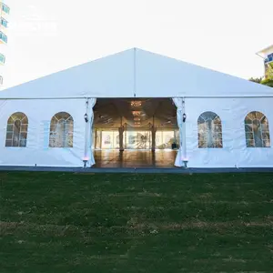 15m幅15x15 15x15 15x15m PVCルーフマーキーテント大規模な結婚披露宴用