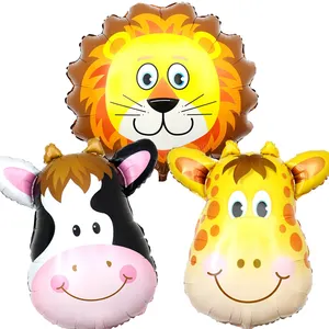 Factory Globos Walking Animal Tiger Dunkey Foil Balloons For Little Kids Toys Birthday Party Christmas Decoration Balloons Toys