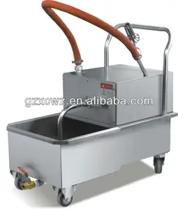Veículo de filtro de óleo em aço inoxidável/para limpar o carrinho de óleo de fritura