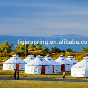 Tenda Yurt Bingkai Baja Mongolia Hotel Keluarga