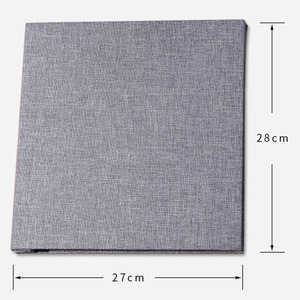 Álbum de <span class=keywords><strong>Fotos</strong></span> DIY de Tela Autoadhesivo de Alta Calidad de 27*28cm, 3 Colores, con 20 Páginas de Doble Cara y Cubierta de Lino - Product Image 2