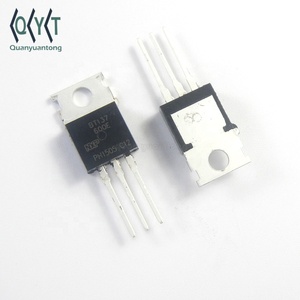 Transistor Triac <span class=keywords><strong>bt137</strong></span>, <span class=keywords><strong>BT137</strong></span>-<span class=keywords><strong>600</strong></span>, <span class=keywords><strong>BT137</strong></span>-600E, Puerta Sensible, 600V, 8A, Montaje de Orificio Pasante, TO-220 - Product Image 1