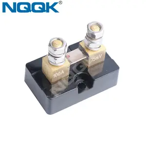 100A 50mV 100mV cơ sở gắn điện Trở Shunt DC 100A 75mV DC Shunt