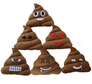 OEM Chian fornitura marrone poo <span class=keywords><strong>emoji</strong></span> cuscini decorativi peluche peluche - Product Image 6