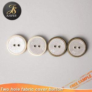 Nút áo hai lớp có lỗ xỏ dây bằng đồng thau dành cho nhà máy phụ kiện may mặc - Product Image 5