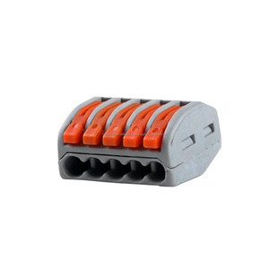 Gros WAGO 222 - 415 printemps levier poussoir adapter réutilisable câble 5 fio connecteurs 32A - Product Image 3