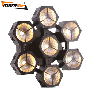 Yeni led DJ bar ışığı 7 kafaları 40w rgbw kar yaprakları cob led dmx sahne kör lamba - Product Image 2